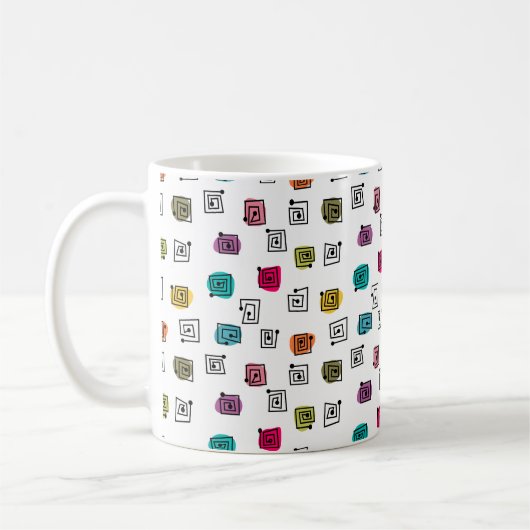 Colored Mazes Kaffeetasse (Links)