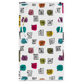 Colored Mazes Kleine Geschenktüte (Rückseite)