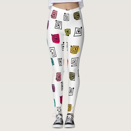 Colored Mazes Leggings (Vorderseite)
