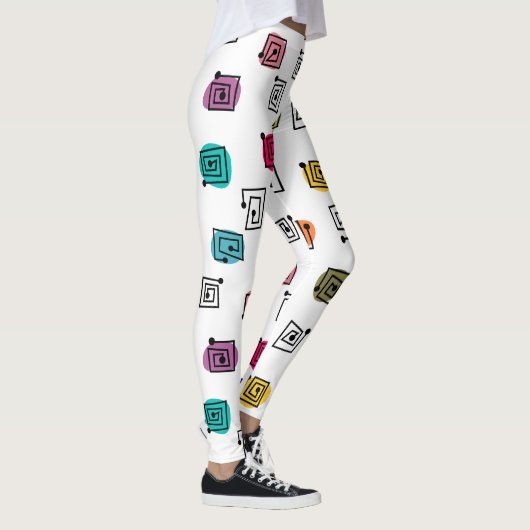 Colored Mazes Leggings (Rechts)