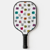 Colored Mazes Pickleball Schläger (Vorderseite)