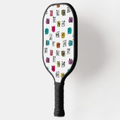 Colored Mazes Pickleball Schläger (Links)