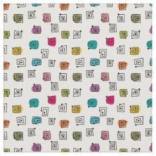 Colored Mazes Stoff