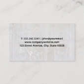 Colored Nail Polnische Flaschen | Marmor Visitenkarte (Rückseite)