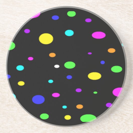 Colored Orbs-Untersetzer Sandstein Untersetzer (Vorne)