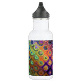 Colored Peacock Art Trinkflasche (Rechts)
