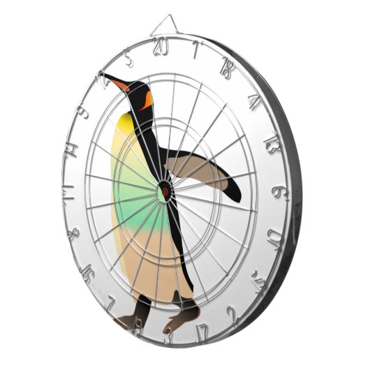 Colored Peguin Dartscheibe (Vorderseite rechts)