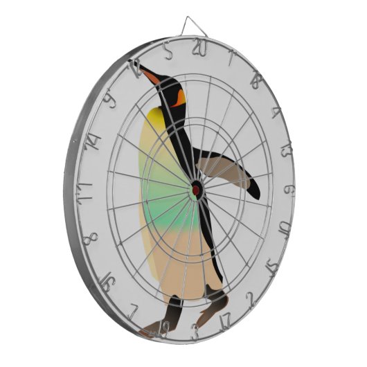 Colored Peguin Dartscheibe (Vorderseite Links)