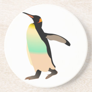 Colored Peguin Getränkeuntersetzer