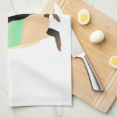 Colored Peguin Handtuch (Viertel Falte)