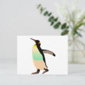 Colored Peguin Postkarte (Stehend Vorderseite)