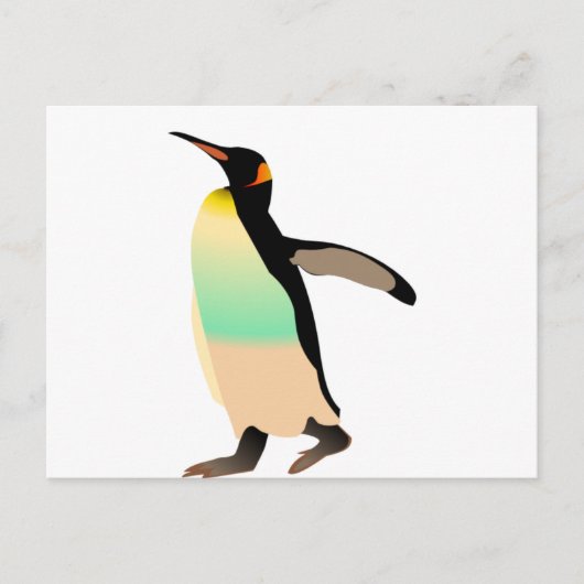 Colored Peguin Postkarte (Vorderseite)