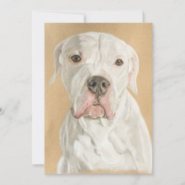 Colored pencil of dog feiertagskarte