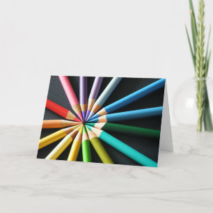 Colored Pencils - Greeting Card Karte