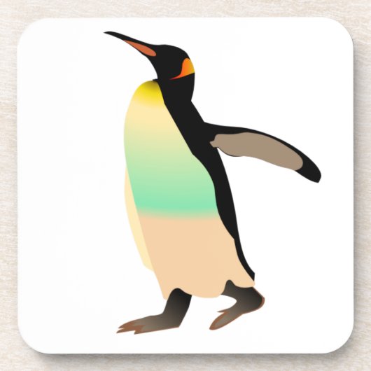 Colored Penguin Untersetzer (Vorderseite)