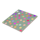 Colored Poka Dot Fliese (Seite)
