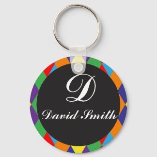 Colored Rhombus Schlüsselanhänger