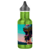 Colored Skull Head Edelstahlflasche (Links)