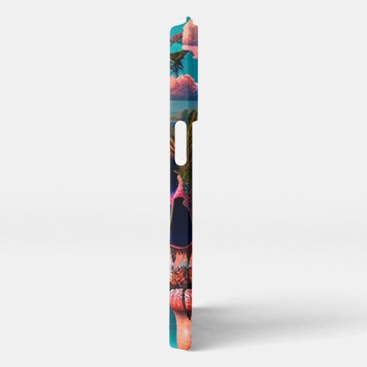 Colored skull head iPhone hülle (Rechte Seite)