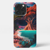 Colored skull head iPhone hülle (Rückseite)