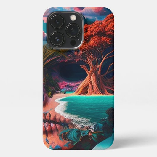 Colored skull head iPhone hülle (Rückseite)