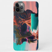 Colored skull head iPhone hülle (Rückseite)