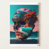 Colored skull head planer (Rückseite)