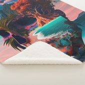 Colored Skull Head Sherpadecke (3/4)