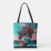 Colored skull head tasche (Rückseite)