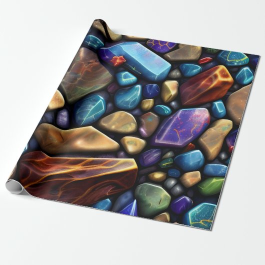 Colored Stone Mosaic Muster Geschenkpapier (Ungerollt)