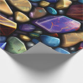 Colored Stone Mosaic Muster Geschenkpapier (Ecke)