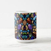 Colored Stone Mosaic Muster Kaffeetasse (Mittel)