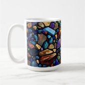 Colored Stone Mosaic Muster Kaffeetasse (Links)