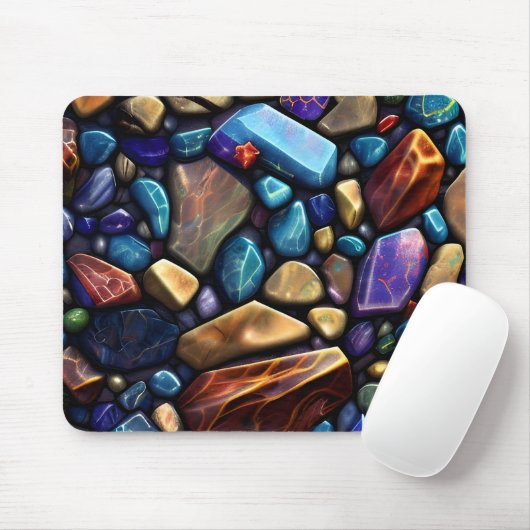 Colored Stone Mosaic Muster Mousepad (Mit Mouse)