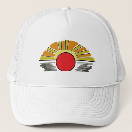 Colored Sun Truckerkappe (Vorderseite)
