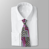 Colored Waves Neck Tie Krawatte (Gebunden)