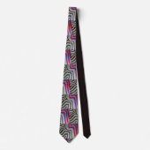 Colored Waves Neck Tie Krawatte (Vorderseite)