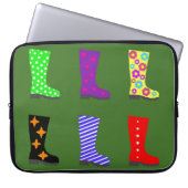 Colored Wellies Laptopschutzhülle (Vorderseite)