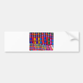 Colored Woven Cloud Autoaufkleber