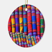 Colored Woven Cloud Keramikornament (Links)