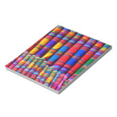 Colored Woven Cloud Notizblock (Rotiert)