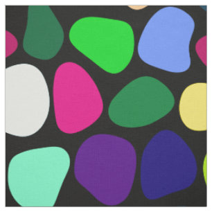 Colorede Flat Stone Mosaic I + Ihre Ideen Stoff