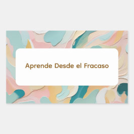 Colores Arte 5-1-1 Rechteckiger Aufkleber