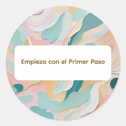Colores Arte 5-1-1 Runder Aufkleber (Vorderseite)