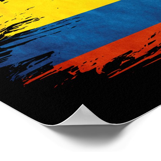 Colores de Colombia Poster (Ecke)