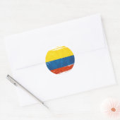 Colores de Colombia Runder Aufkleber (Umschlag)