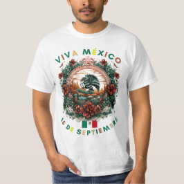 "Colores de la Libertad" Unabhängigkeitstag Mexiko T-Shirt