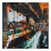 Colores Urbanos: Grafiti Nocturno Poster (Vorderseite)