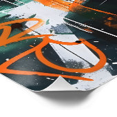 Colores Urbanos: Grafiti Nocturno Poster (Ecke)