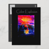 ColorExposion ArtPostCard Postkarte (Vorne/Hinten)